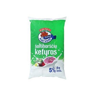 Kefir for cold beetroot soup ŽALOJI KARVUTĖ, 5%, 1 L